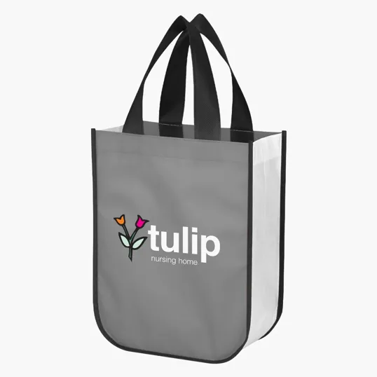 Lola Laminated Non-Woven Shopper Tote Bag — view 2