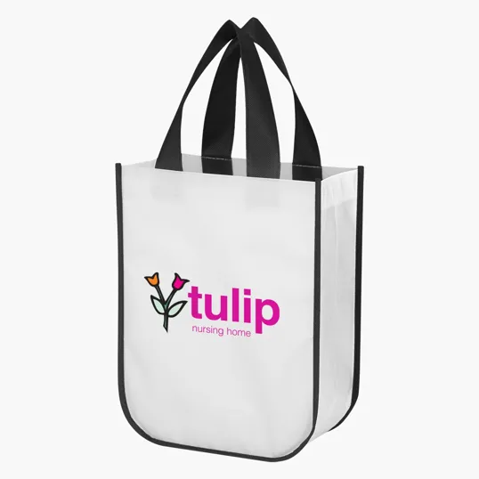 Lola Laminated Non-Woven Shopper Tote Bag — view 3