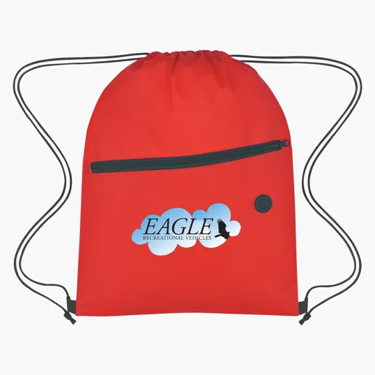 Non-Woven Sports Pack with Front Zipper — view 3