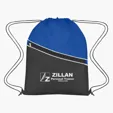Non-Woven Two-Tone Sports Pack with Zippered Pocket — view 8