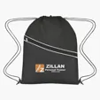 Non-Woven Two-Tone Sports Pack with Zippered Pocket