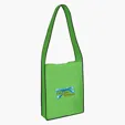 Non-Woven Messenger Tote Bag with Hook and Loop Closure
