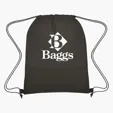 Wave Design Non-Woven Drawstring Bag — view 4