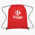 Wave Design Non-Woven Drawstring Bag — view 5