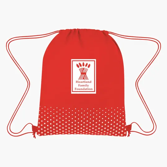 Connect The Dots Non-Woven Drawstring Bag — view 9