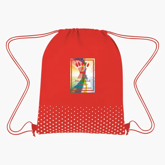 Connect The Dots Non-Woven Drawstring Bag — view 4