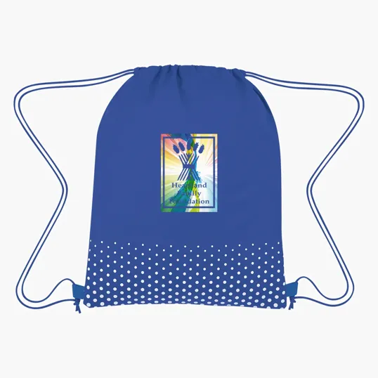 Connect The Dots Non-Woven Drawstring Bag — view 5