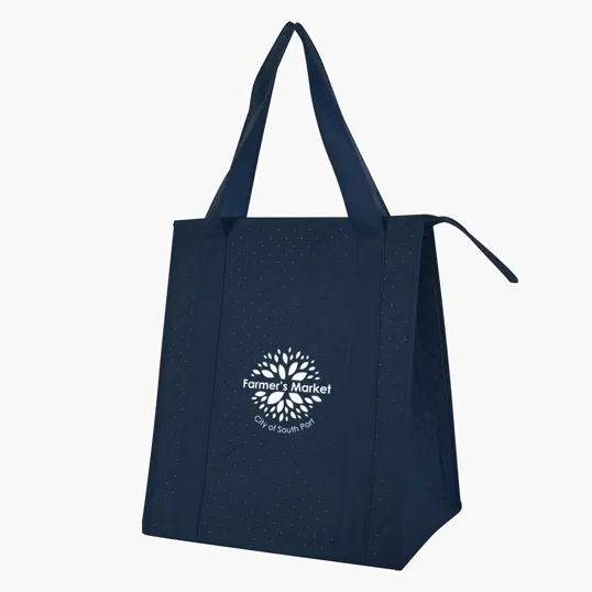 Dimples Non-Woven Cooler Tote Bag — view 10