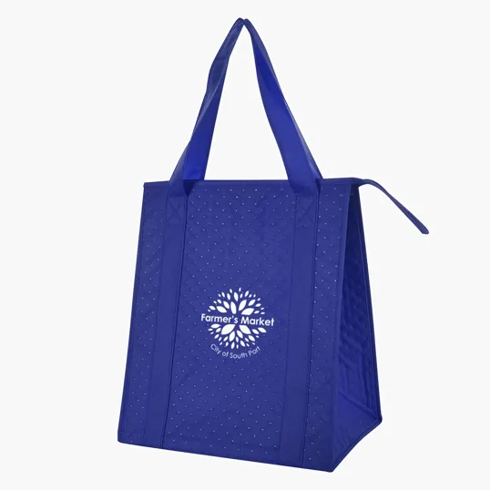 Dimples Non-Woven Cooler Tote Bag — view 14