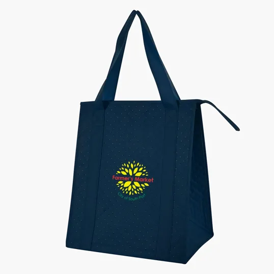 Dimples Non-Woven Cooler Tote Bag — view 3