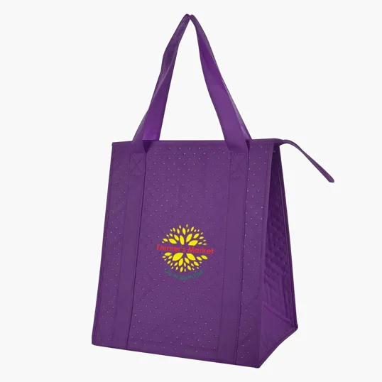 Dimples Non-Woven Cooler Tote Bag — view 5
