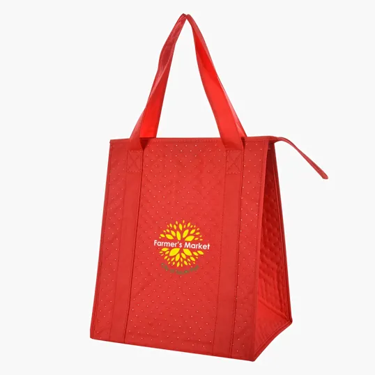 Dimples Non-Woven Cooler Tote Bag — view 6