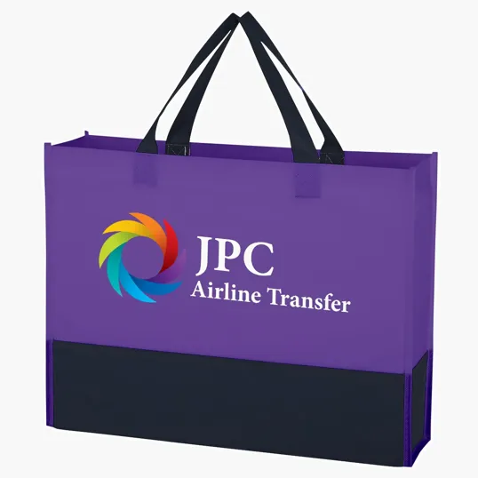 Raven Prism Recycled Non-Woven Tote Bag — view 4