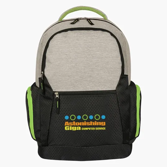 Urban Laptop Backpack with 600D Polycanvas and Honeycomb Ripstop