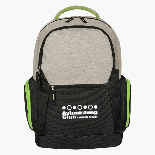 Urban Laptop Backpack with 600D Polycanvas and Honeycomb Ripstop — view 8