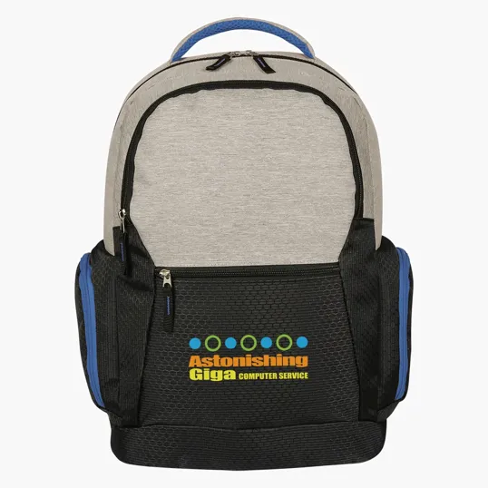 Urban Laptop Backpack with 600D Polycanvas and Honeycomb Ripstop — view 5