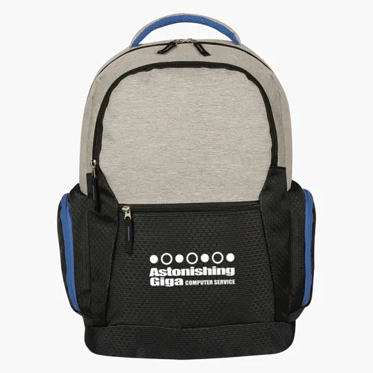 Urban Laptop Backpack with 600D Polycanvas and Honeycomb Ripstop — view 10