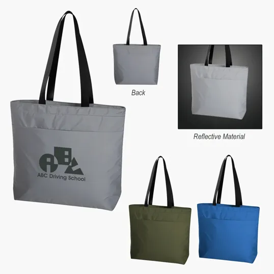Solstice Reflective Cooler Tote Bag — view 2