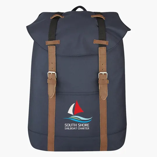Flap Drawstring Backpack — view 2