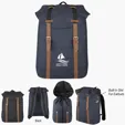 Flap Drawstring Backpack — view 5