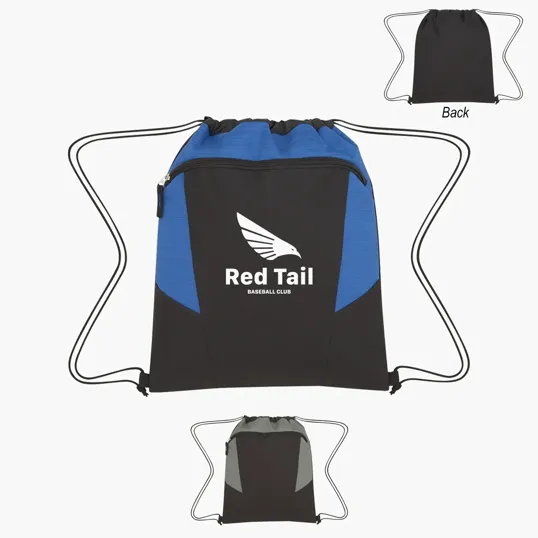 Tahoe Heathered Drawstring Backpack — view 4