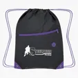 Color Pop Recycled Drawstring Bag — view 9