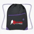 Color Pop Recycled Drawstring Bag — view 3
