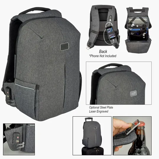 BrandCharger Phantom Backpack with USB Charging Port — view 2