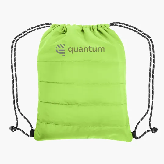Puffy Quilted Drawstring Bag — view 2