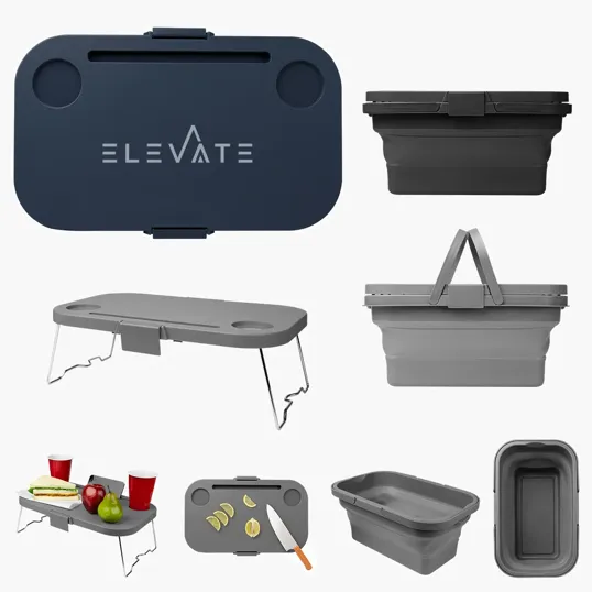 Collapsible Picnic Basket Cooler, 16L