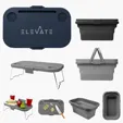 Collapsible Picnic Basket Cooler, 16L