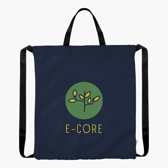 Joel rPET Drawstring Tote Bag — view 4