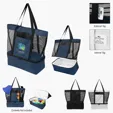 Marley rPET Mesh Tote Bag With Cooler — view 4