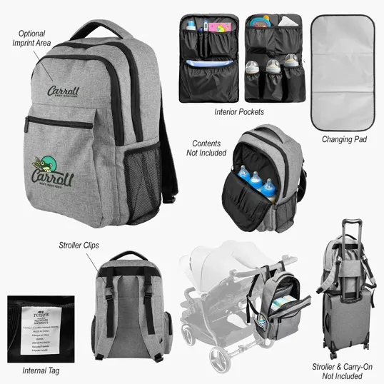 Milo rPET Diaper Backpack