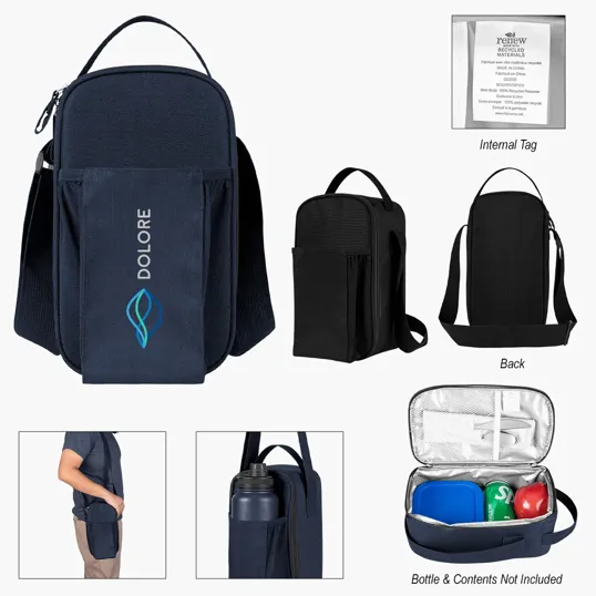 Weston rPET 4 Can Cooler Sling Bag — view 3