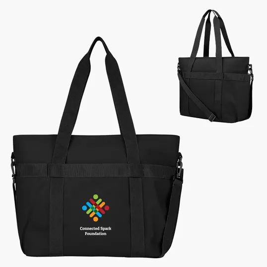 Hudson rPET 36 Can Cooler Tote Bag — view 3