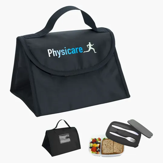 Container and Lunch Bag Combo with Insulated Cooler