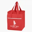 Wave Design Non-Woven Kooler Lunch Bag — view 11