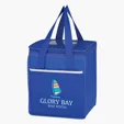 Wave Design Non-Woven Kooler Lunch Bag — view 6