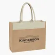 Jute Tote Bag With Front Pocket — view 5