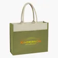 Jute Tote Bag With Front Pocket — view 3