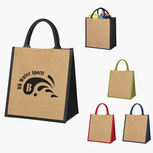 Escape Jute Tote Bag — view 5