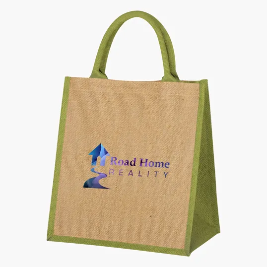 Escape Jute Tote Bag — view 3