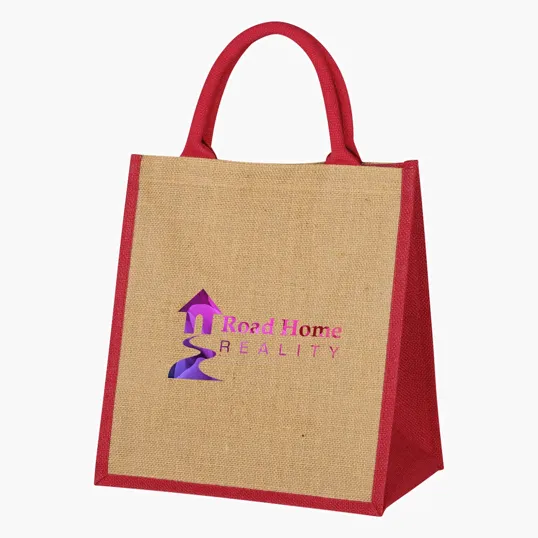 Escape Jute Tote Bag — view 4