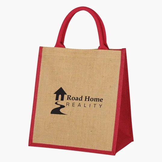 Escape Jute Tote Bag — view 9
