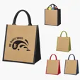 Escape Jute Tote Bag — view 5