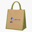 Escape Jute Tote Bag — view 3