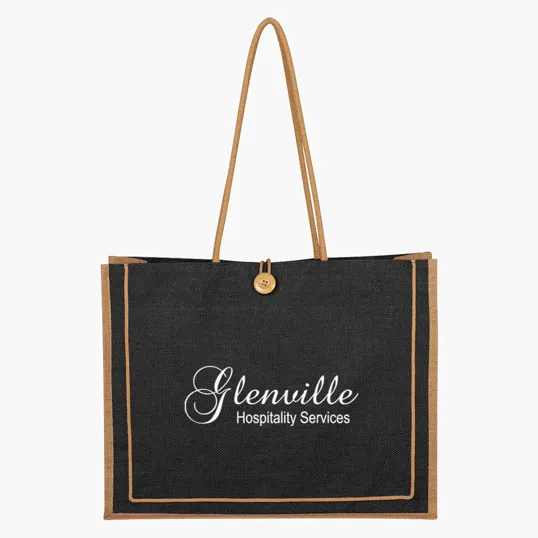 Paradise Jute Tote Bag — view 5