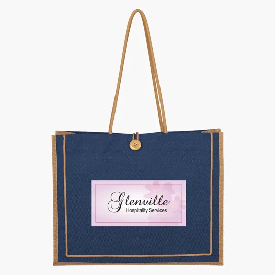 Paradise Jute Tote Bag — view 2