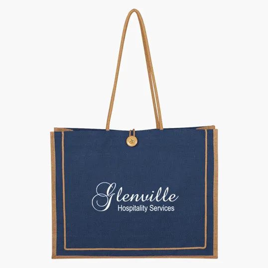 Paradise Jute Tote Bag — view 6